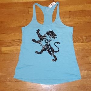 NWT Express racerback tank blue
